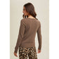 Carrie Front Ruched Long Sleeve