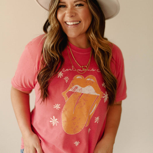 Cool Moms Club Graphic Tee in Watermelon