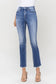 High Rise Slim Straight Jeans