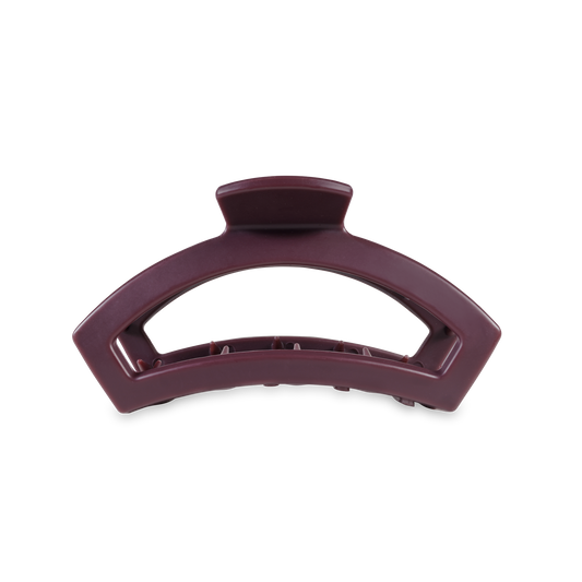 Open Burgundy Bliss Small Hair Clip