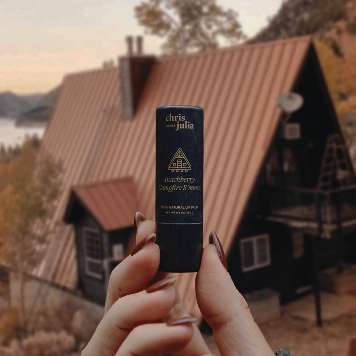 Lip Balm Blackberry Campfire S'mores