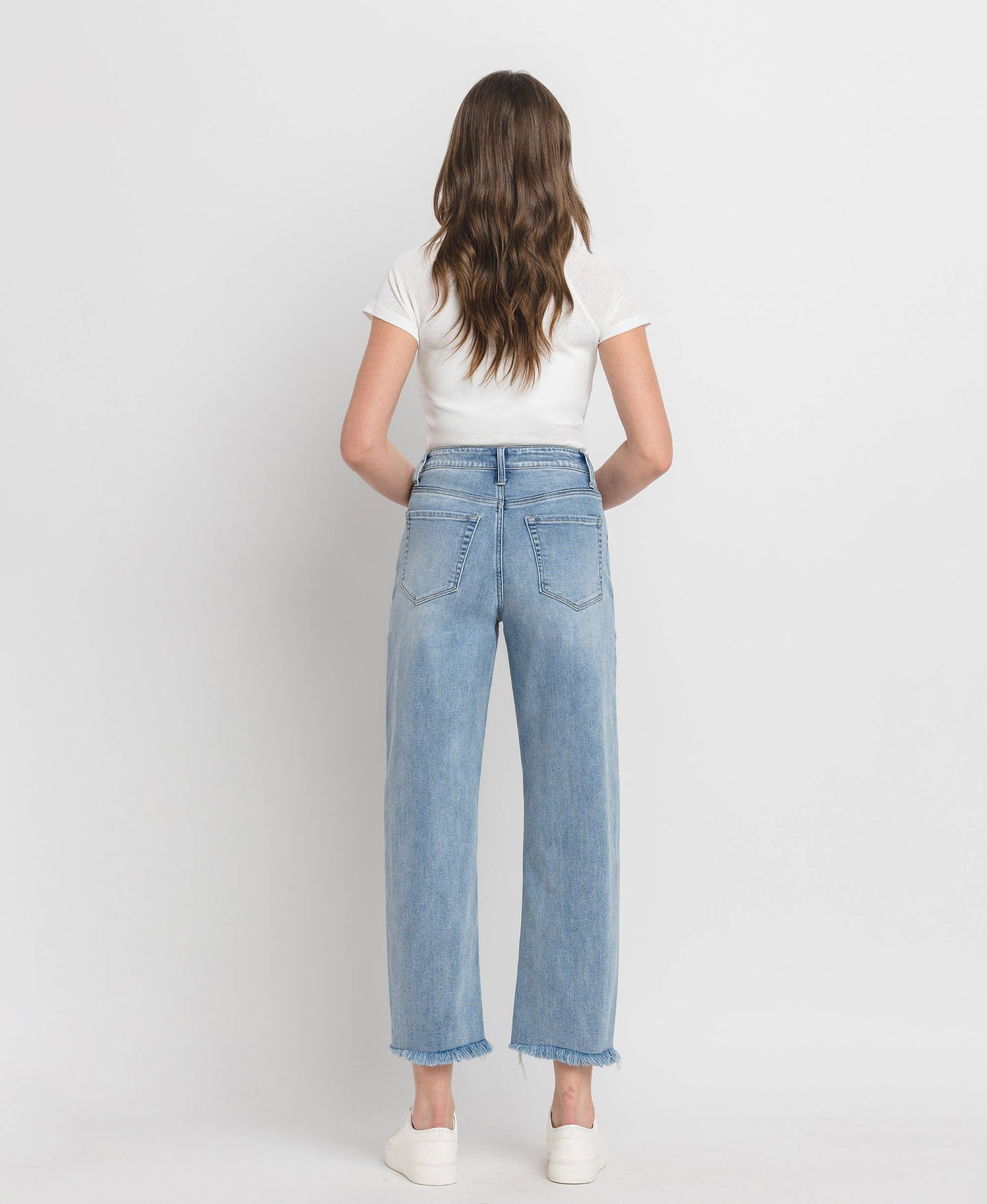 High Rise Barrel Jeans