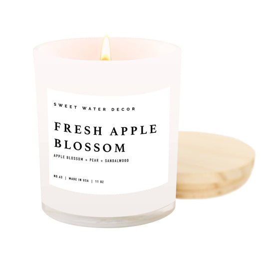 Fresh Apple Blossom 11 oz Soy Candle