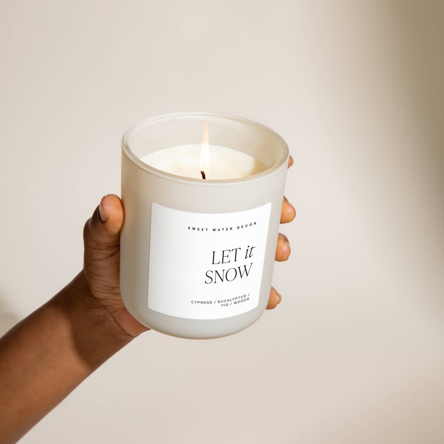 Let It Snow 15 oz Soy Candle