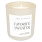 Favorite Sweater 15 oz Soy Candle