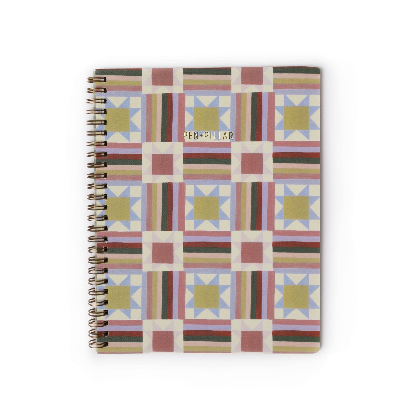 Quilt Lined Small Notebook