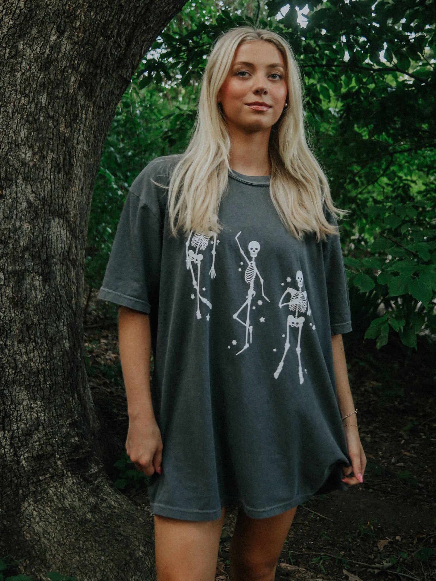 Dancing Skeleton Graphic Tee