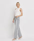 High Rise Wide Leg Light Gray Jeans