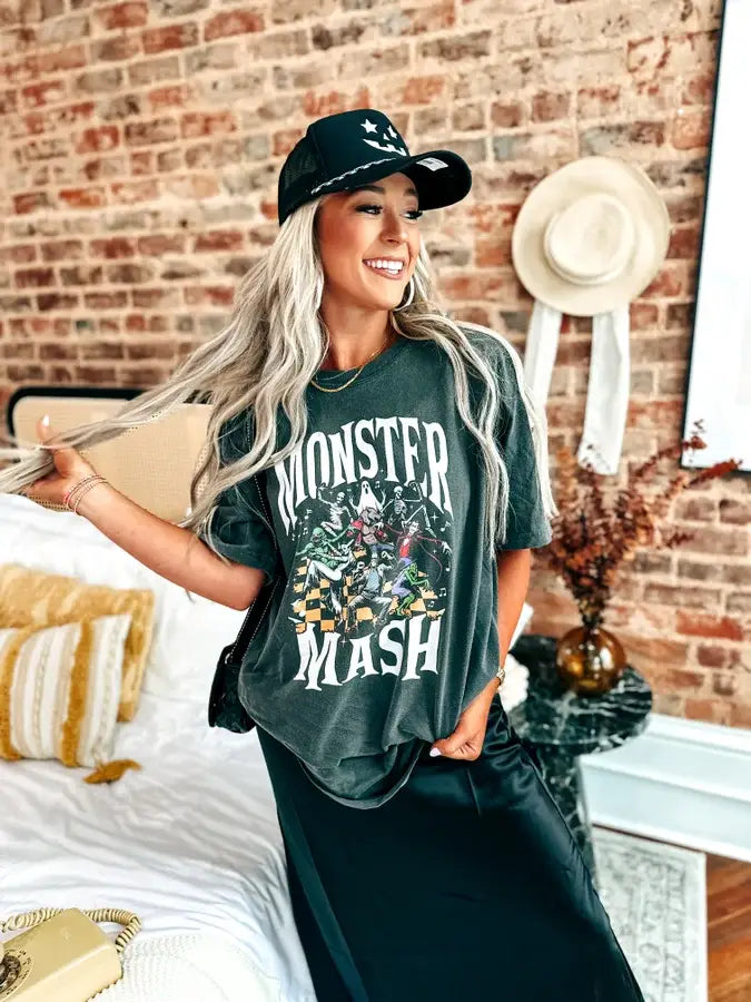 Monster Mash Graphite Graphic Tee