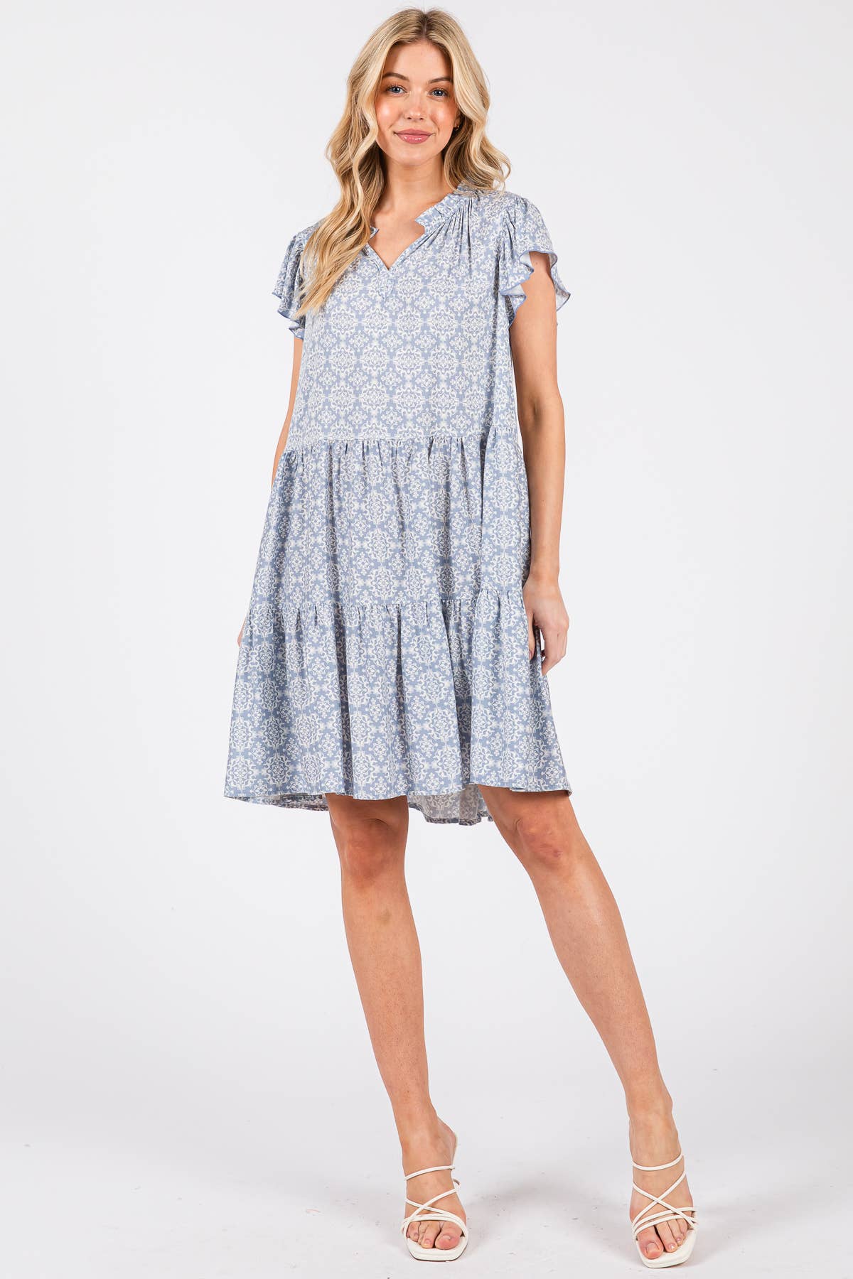 Adia Floral Flowy Dress