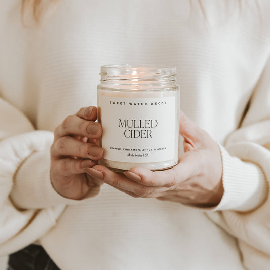 Mulled Cider 9 oz Soy Candle - Fall Decor & Gifts