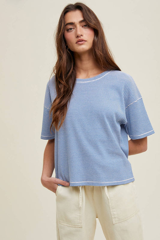 Ailsa Striped Boxy Top
