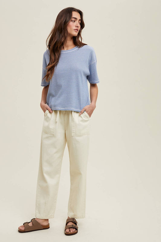Ailsa Striped Boxy Top
