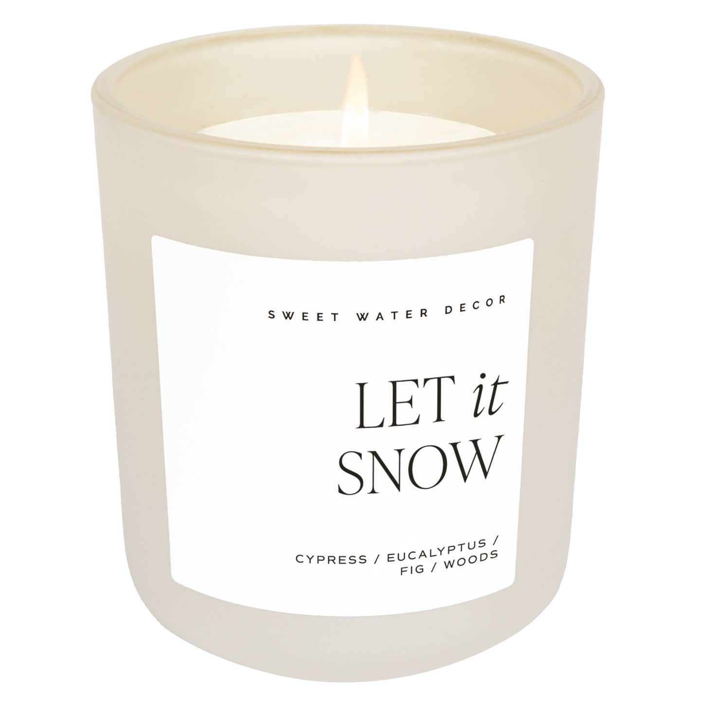 Let It Snow 15 oz Soy Candle