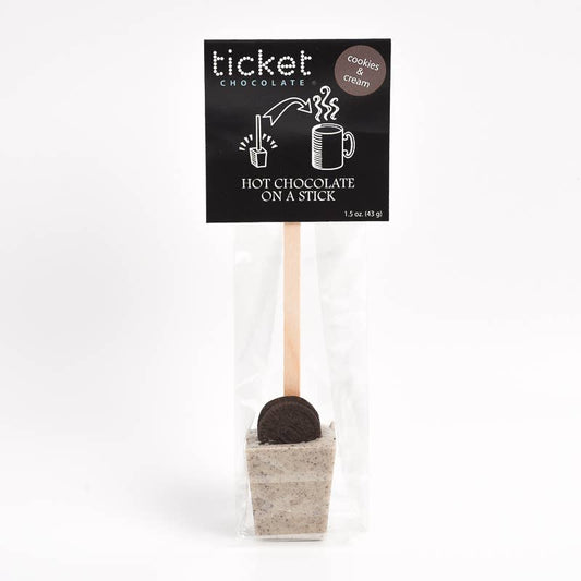 Hot Chocolate on a Stick- Cookies and Cream