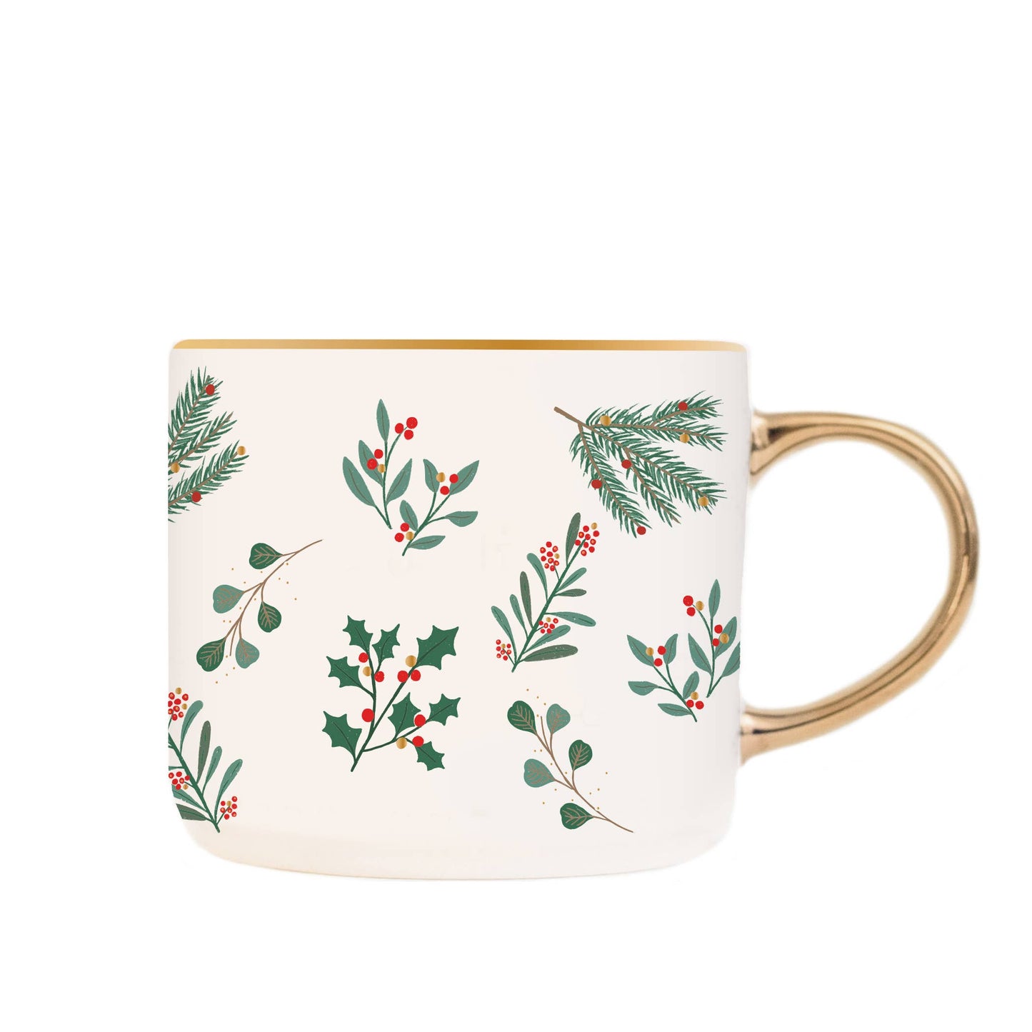 Holiday Greenery Coffee Mug