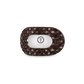 Flat Round Hair Clip | Small | Truly Taupe Quilted