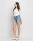 Rebecca High Rise A-Line Denim Shorts