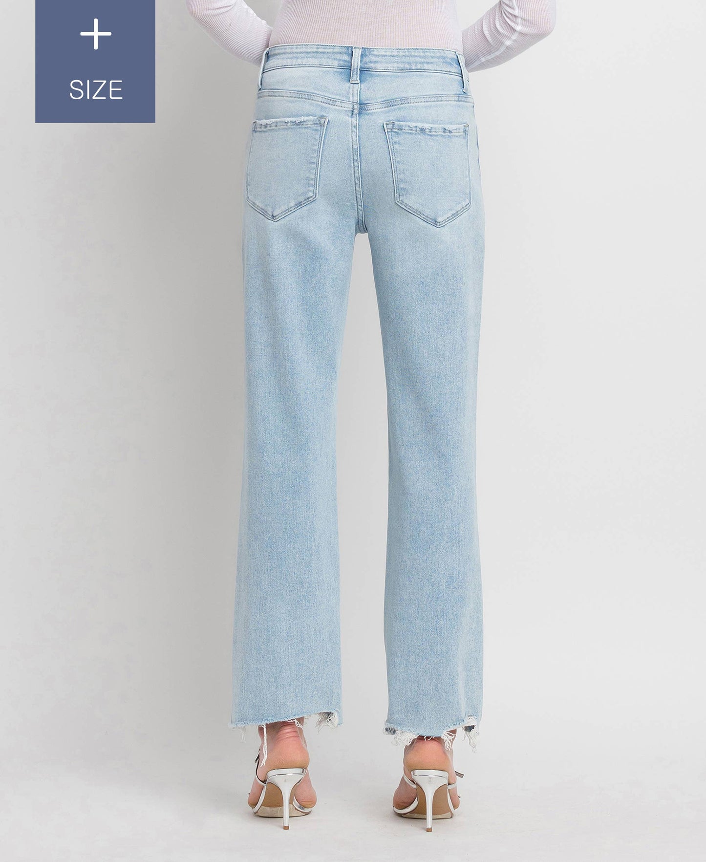 The Slim Wide Leg Jean in Plus Size