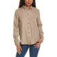 Kimmy Button Up Blouse in Champagne