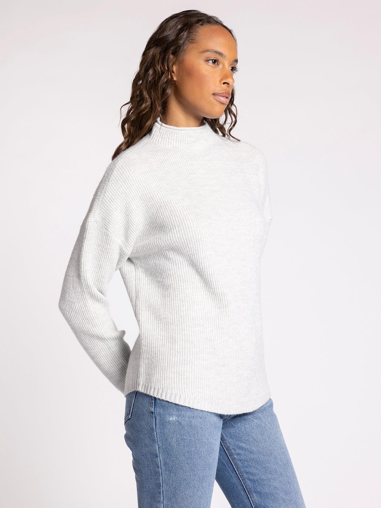 Nannie Sweater in Silver