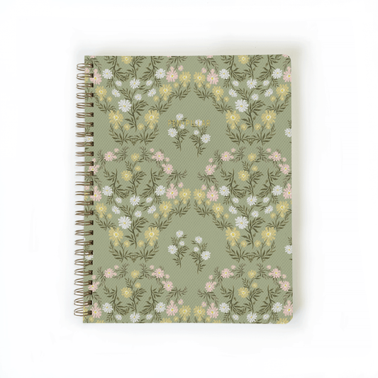 Daisy Dotted Large Notebook