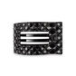 Flat Rectangle Hair Clip | Medium | Jet Black Quilted
