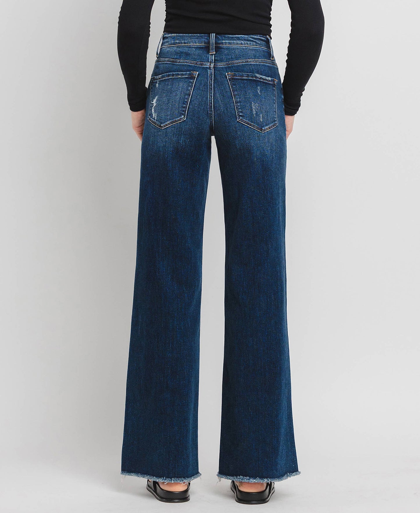 Dark Wash Wide Leg Jeans