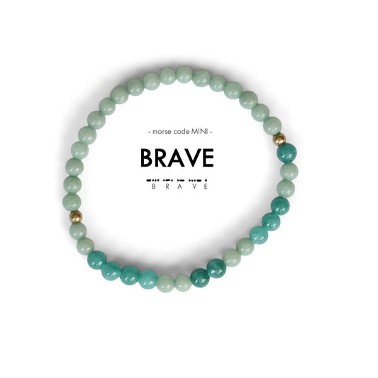 Brave MINI Morse Code Bracelet