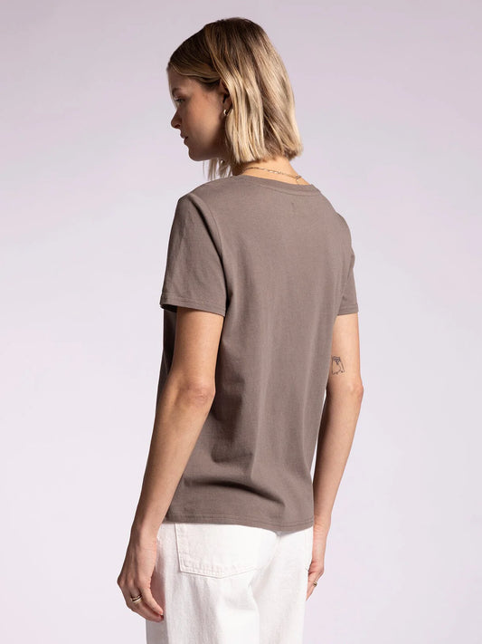 Aiden Tee in Olive Ash