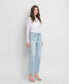 The Slim Wide Leg Jean in Lightwash