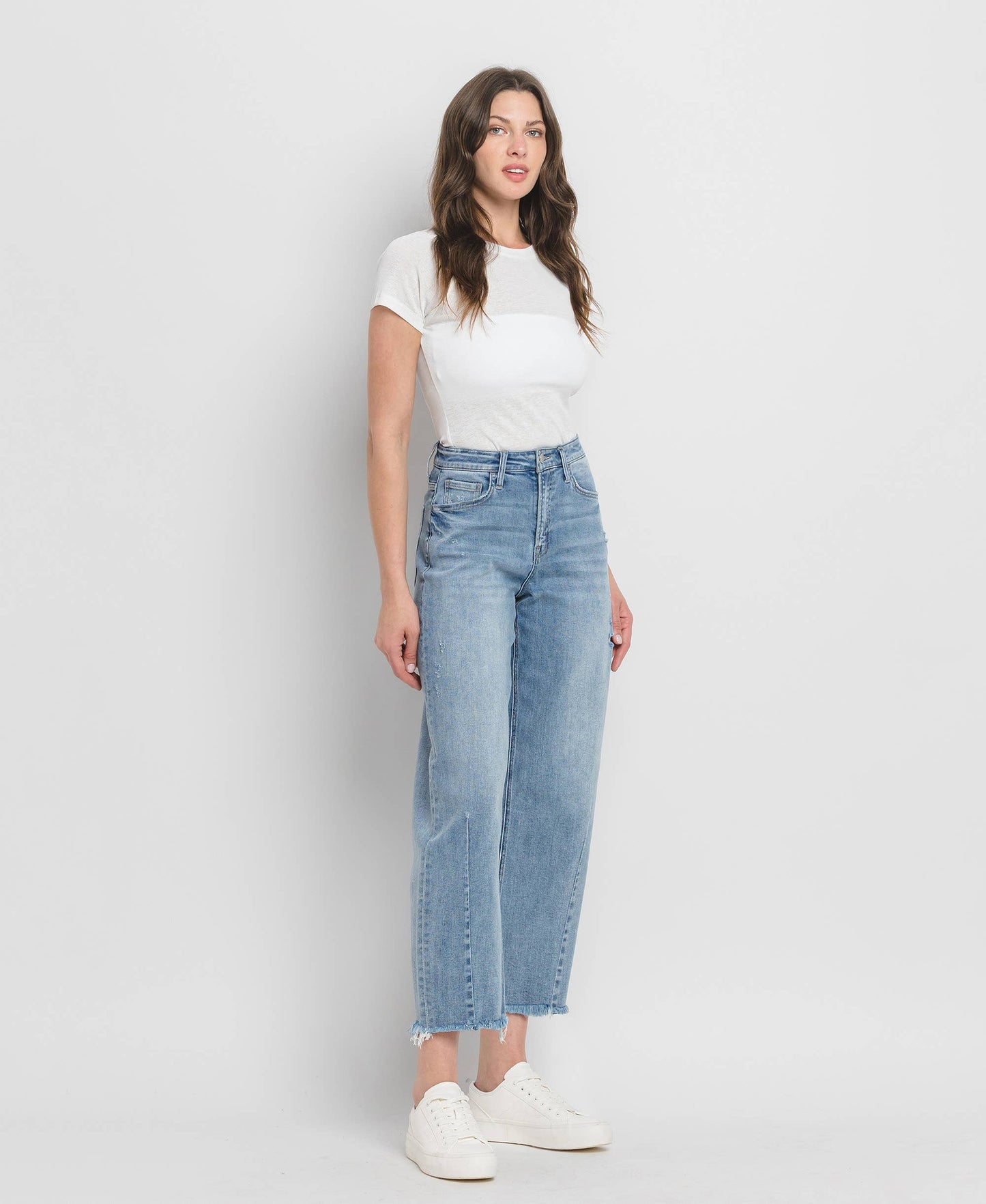 High Rise Barrel Jeans