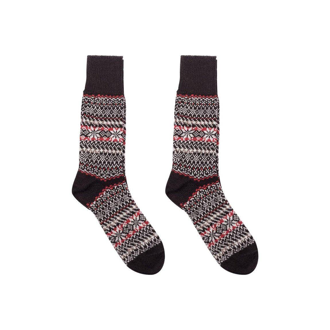 Sigrid - Black Wool Socks