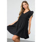 Belleann Flutter Sleeve Mini Dress