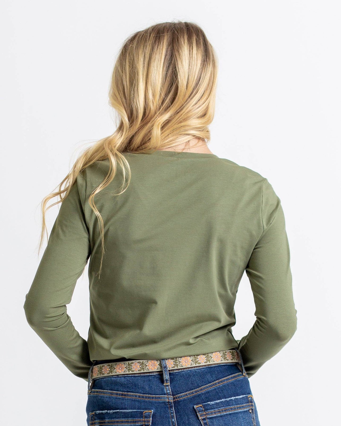 Essential Long Sleeve in Eucalyptus
