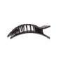 Flat Rectangle Hair Clip | Medium | Jet Black Quilted