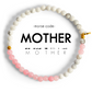 Morse Code Bracelet | MOTHER: Pink Aventurine & Mother of Pearl