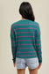 Willa Knit Ribbed Sweater in Teal