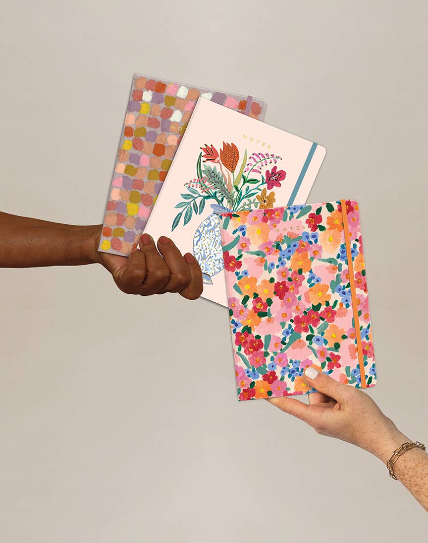 Market Flowers | Sewn Trio Notebook set