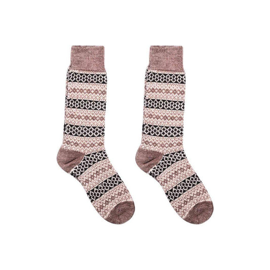 Torsten - Cinnamon Nordic Wool Socks