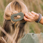 Flat Round Hair Clip | Medium | Sage It Ain't So