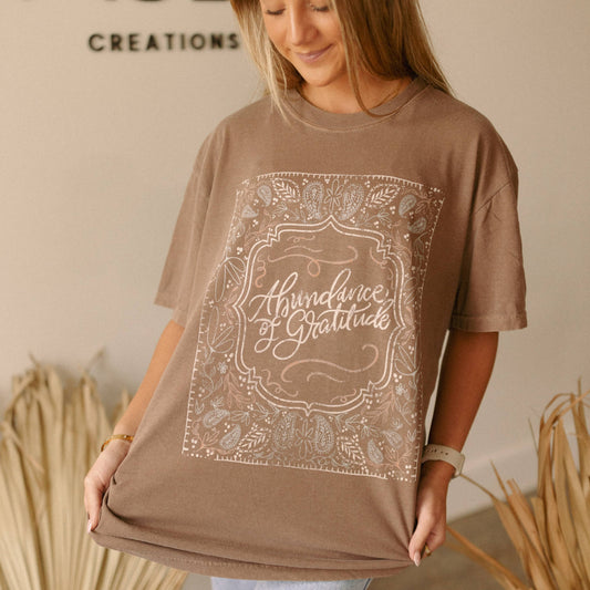 Abundance Of Gratitude Graphic Tee