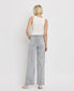 High Rise Wide Leg Light Gray Jeans