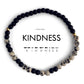 Morse Code Bracelet | KINDNESS: Light Grey & Lilac