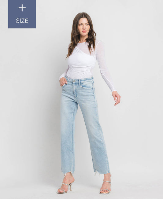 The Slim Wide Leg Jean in Plus Size