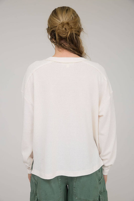 Falling For It Cream Long Sleeve