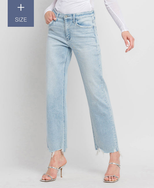 The Slim Wide Leg Jean in Plus Size