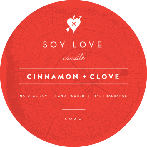 Cinnamon + Clove 14oz Holiday Candle