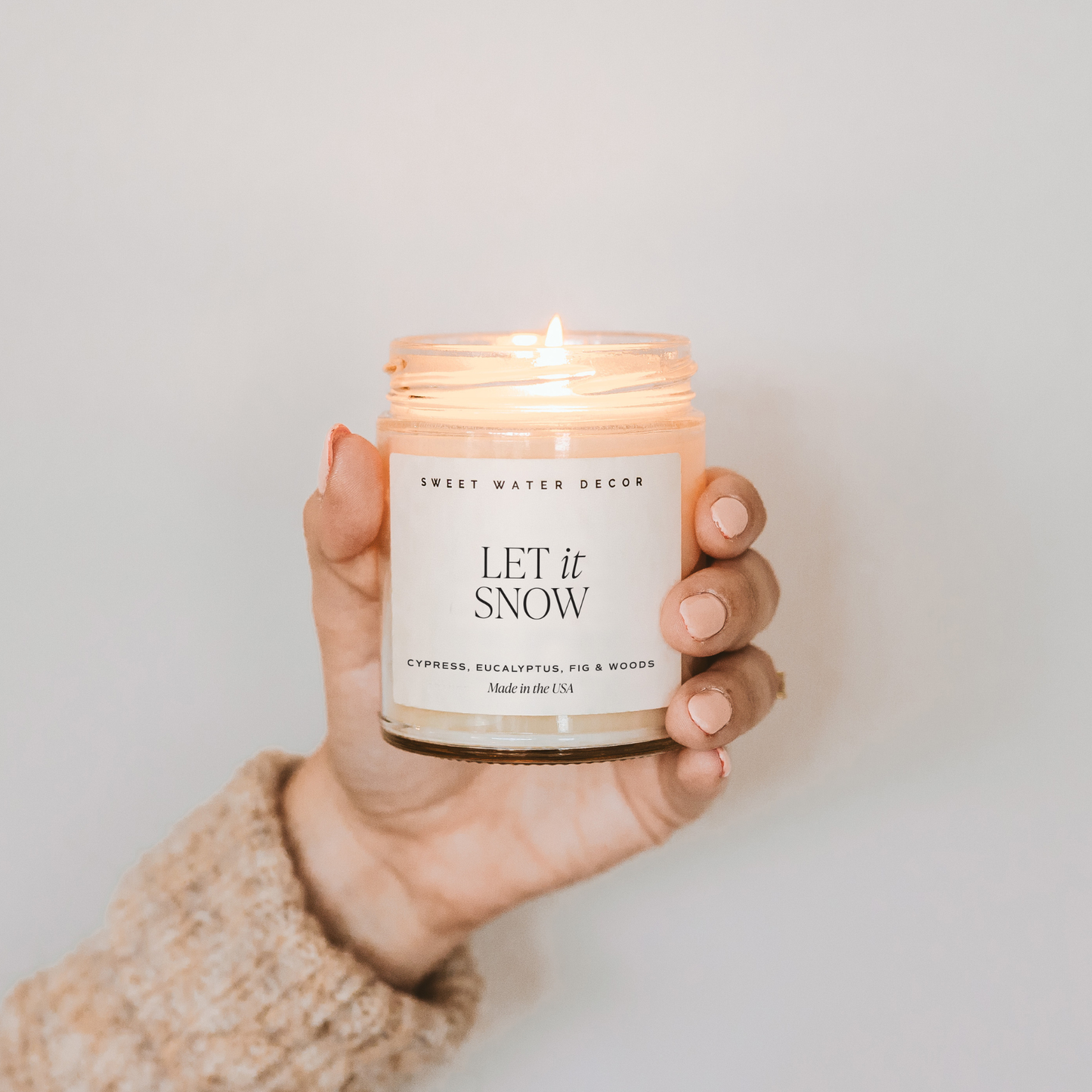 Let It Snow 9 oz Soy Candle