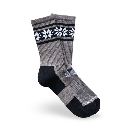 Grey Wool Tough Socks